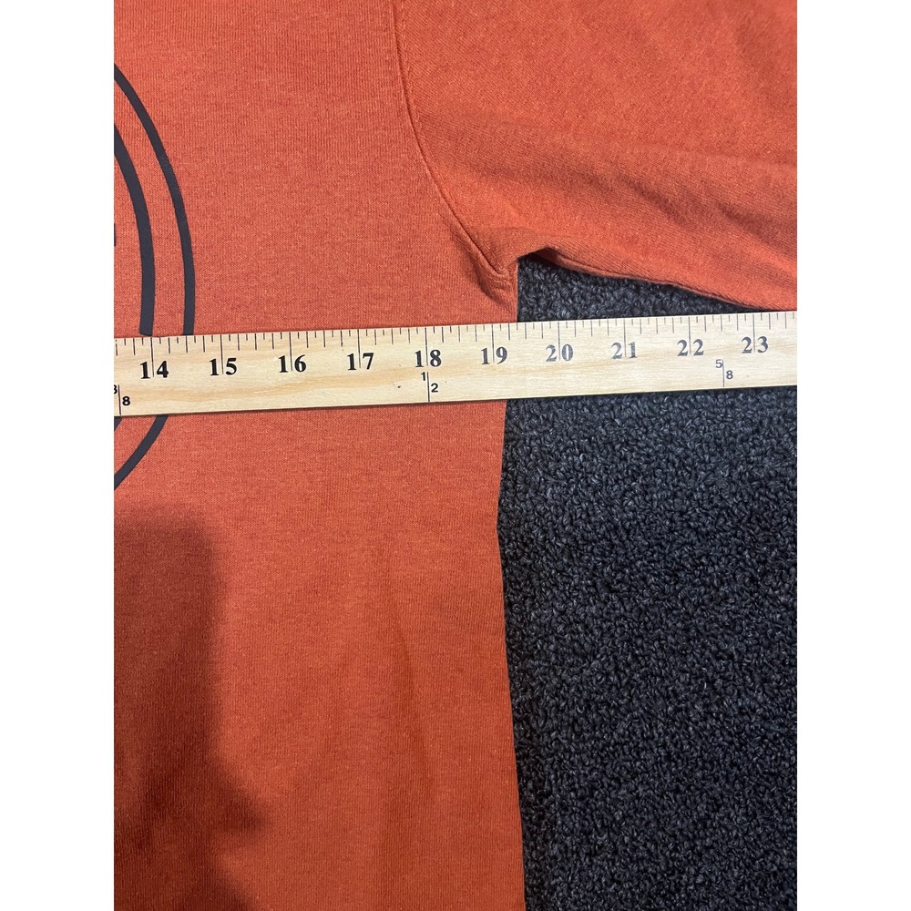 Carhartt Mens Small Burnt Orange Rugged Outdoors Graphic Long Sleeve T-Shirt S - Picture 9 of 12